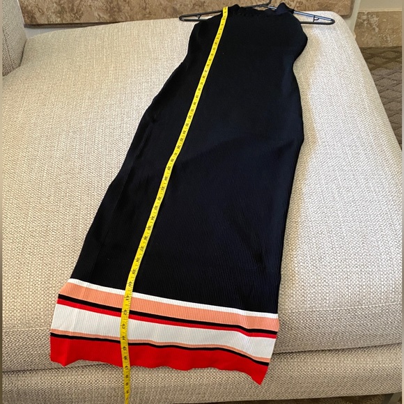 Sleeveless Ribbed Knit Midi Dress. Size S. NWOT  Black - Picture 11 of 14